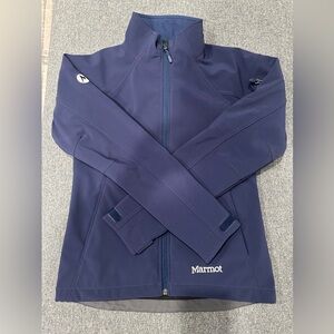 New Women Marmot Navy Gravity Softshell Jacket  size XS